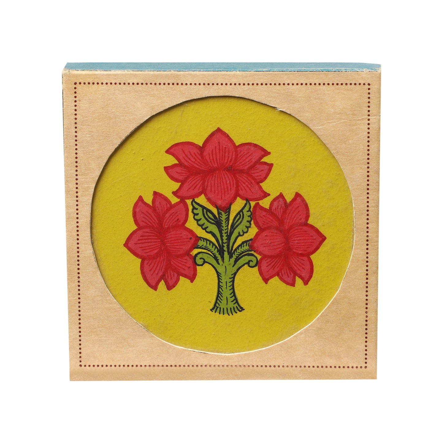 GANJIFA Hand Painted Fridge Magnet Ritu Basant Ace