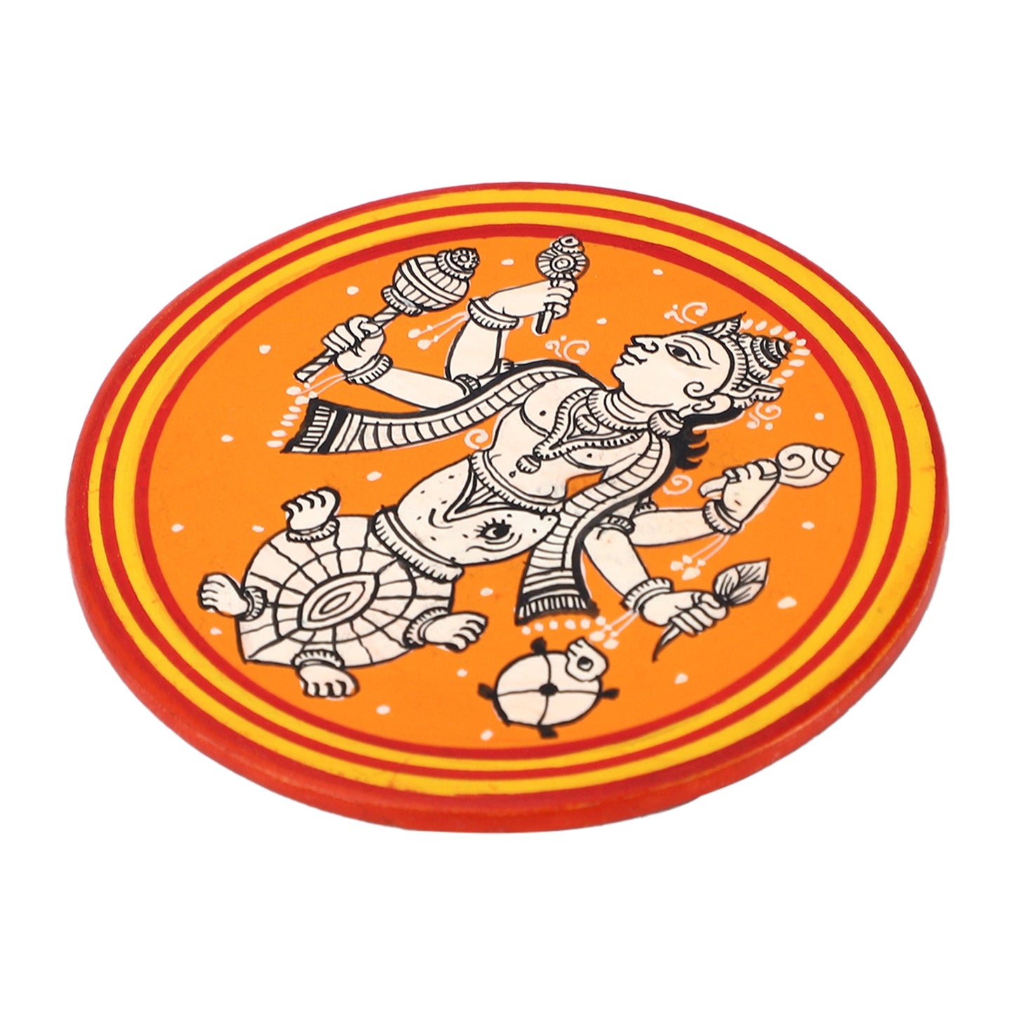 GANJIFA Handpainted Fridge Magnet Kurma