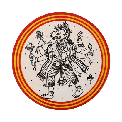 GANJIFA Hand-Painted Fridge Magnet Dashavtar Narsimha