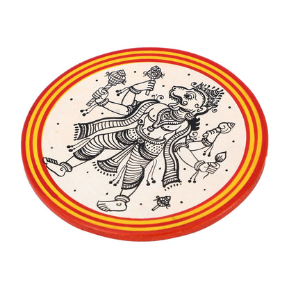 GANJIFA Hand-Painted Fridge Magnet Dashavtar Narsimha