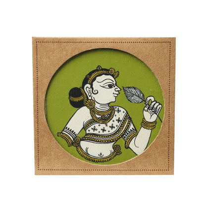 GANJIFA Hand Painted Fridge Magnet Ritu Shishir Rani