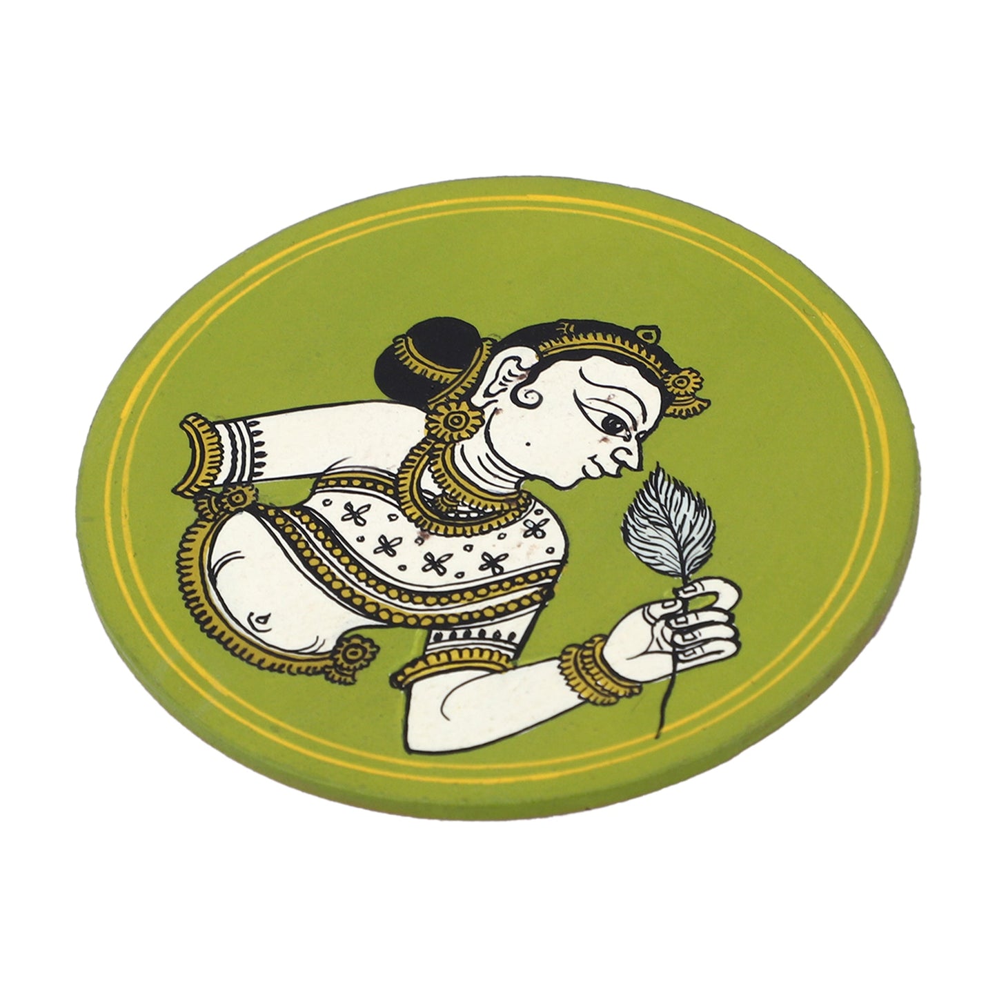 GANJIFA Hand Painted Fridge Magnet Ritu Shishir Rani