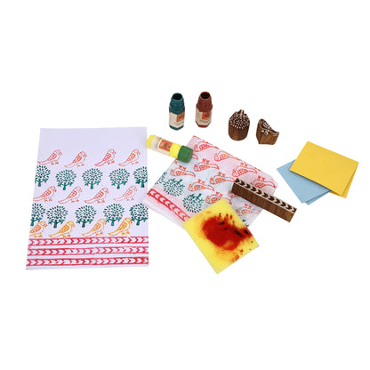 DIY Wooden Block Printing Craft kit Classic