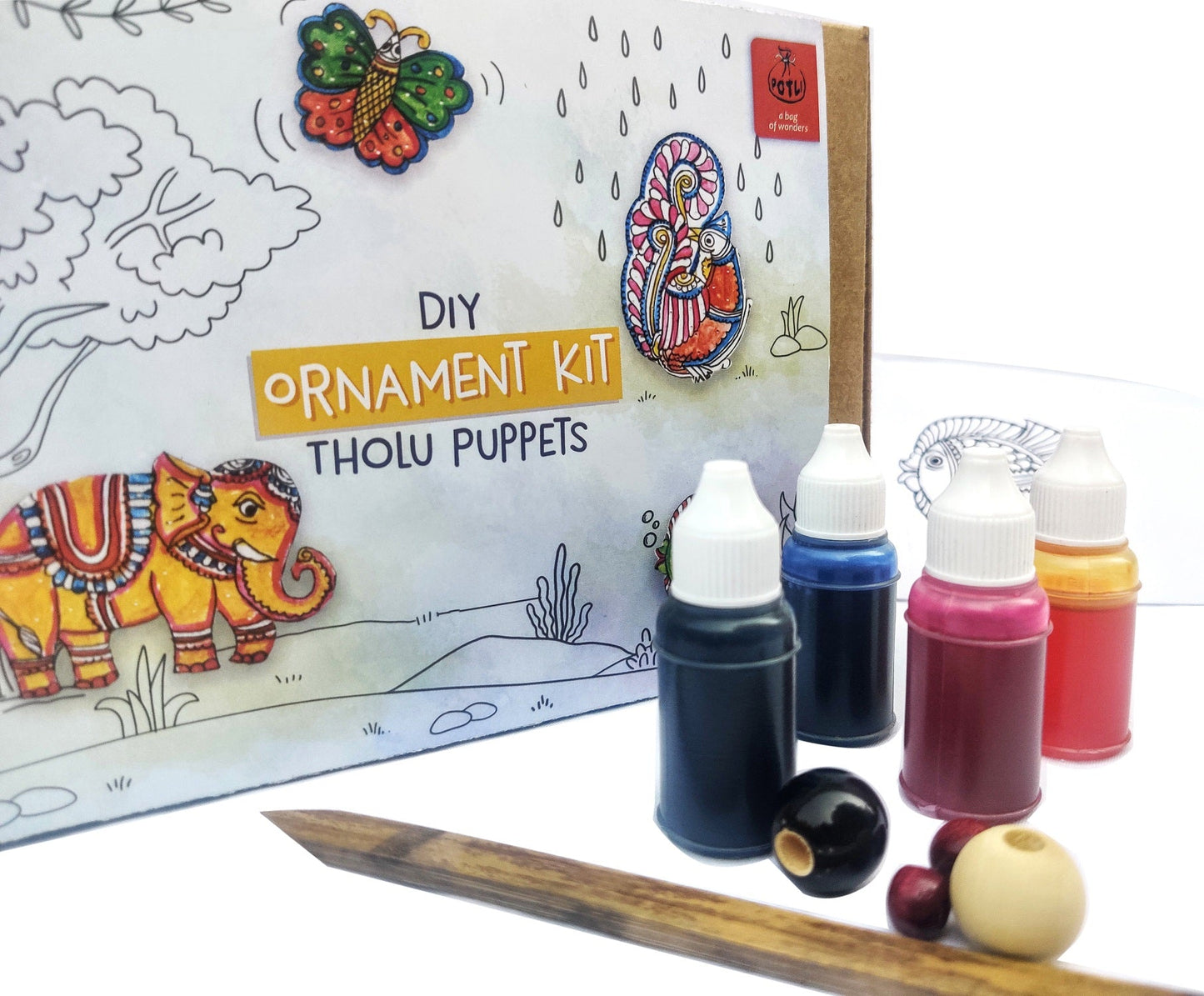 DIY Tholu Traditional Leather Puppet Kit For All Ages above 8