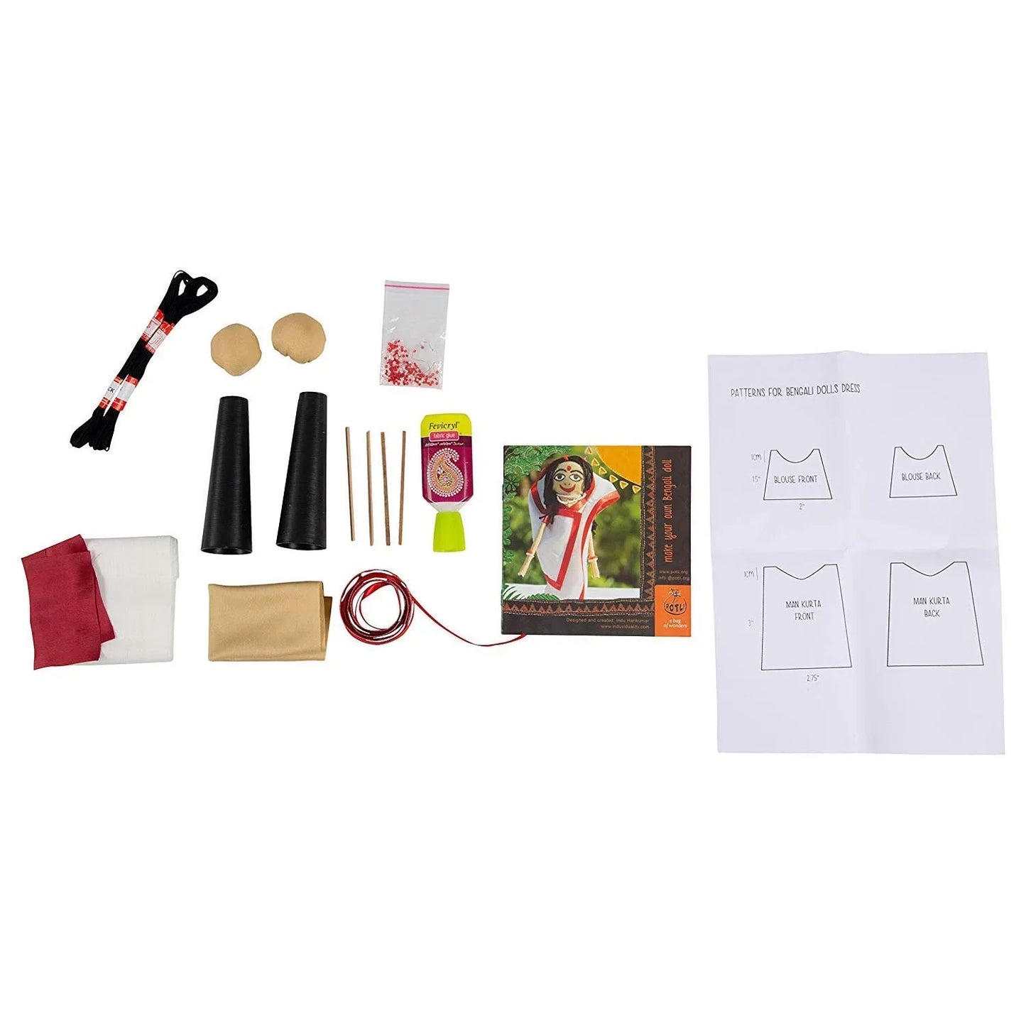 DIY Indian Doll making kit Bengal