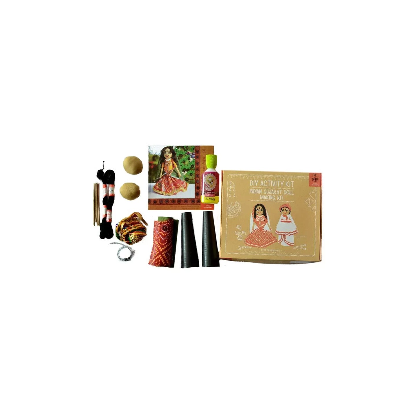 DIY Indian Doll making Kit Gujarat