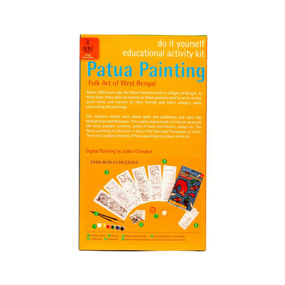 DIY Coloring Folk Art kit Patua Painting