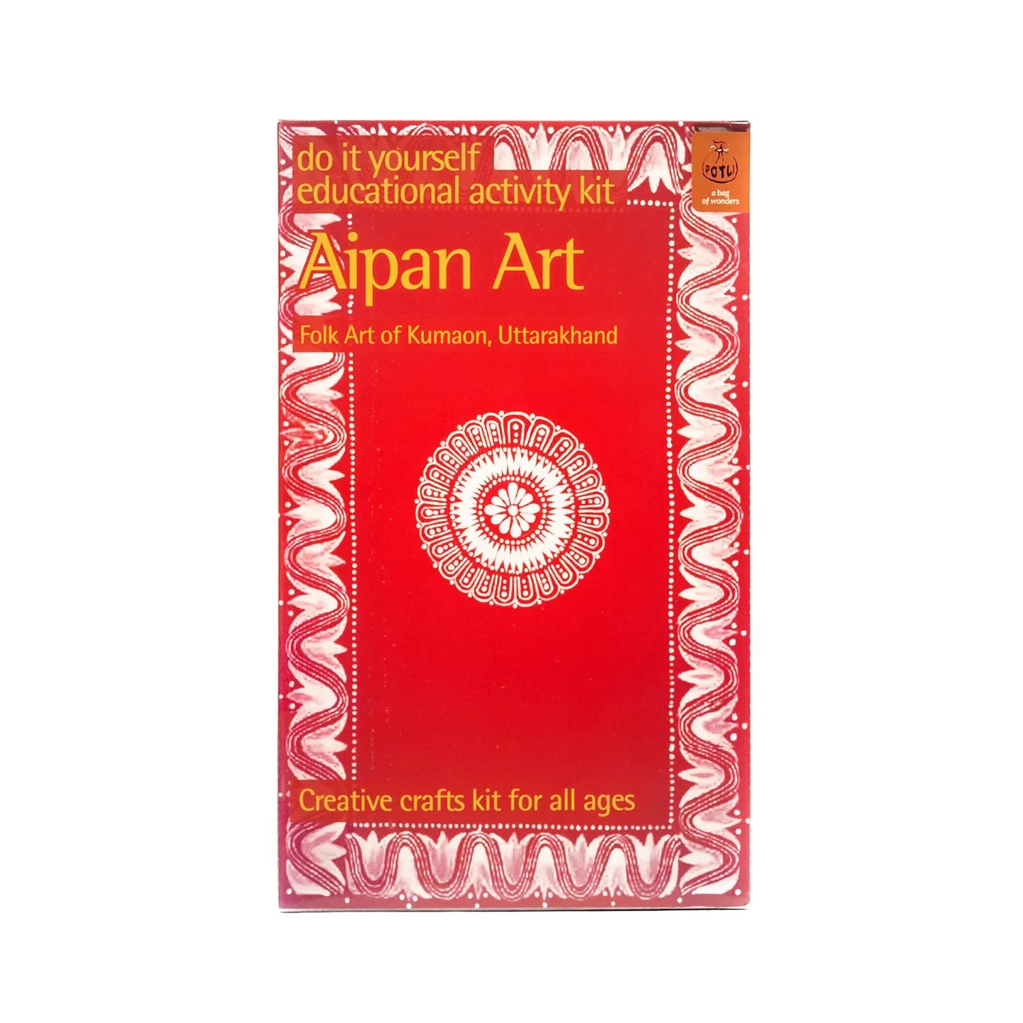 DIY Coloring Folk Art kit Aipan Painting