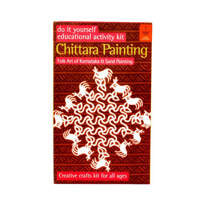 DIY Coloring Folk Art kit Chittara Painting