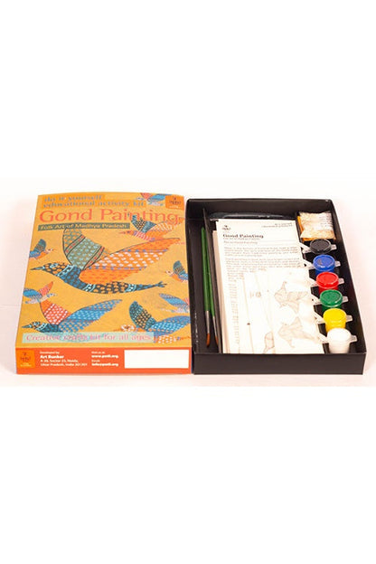 DIY Coloring Folk Art kit Gond Painting