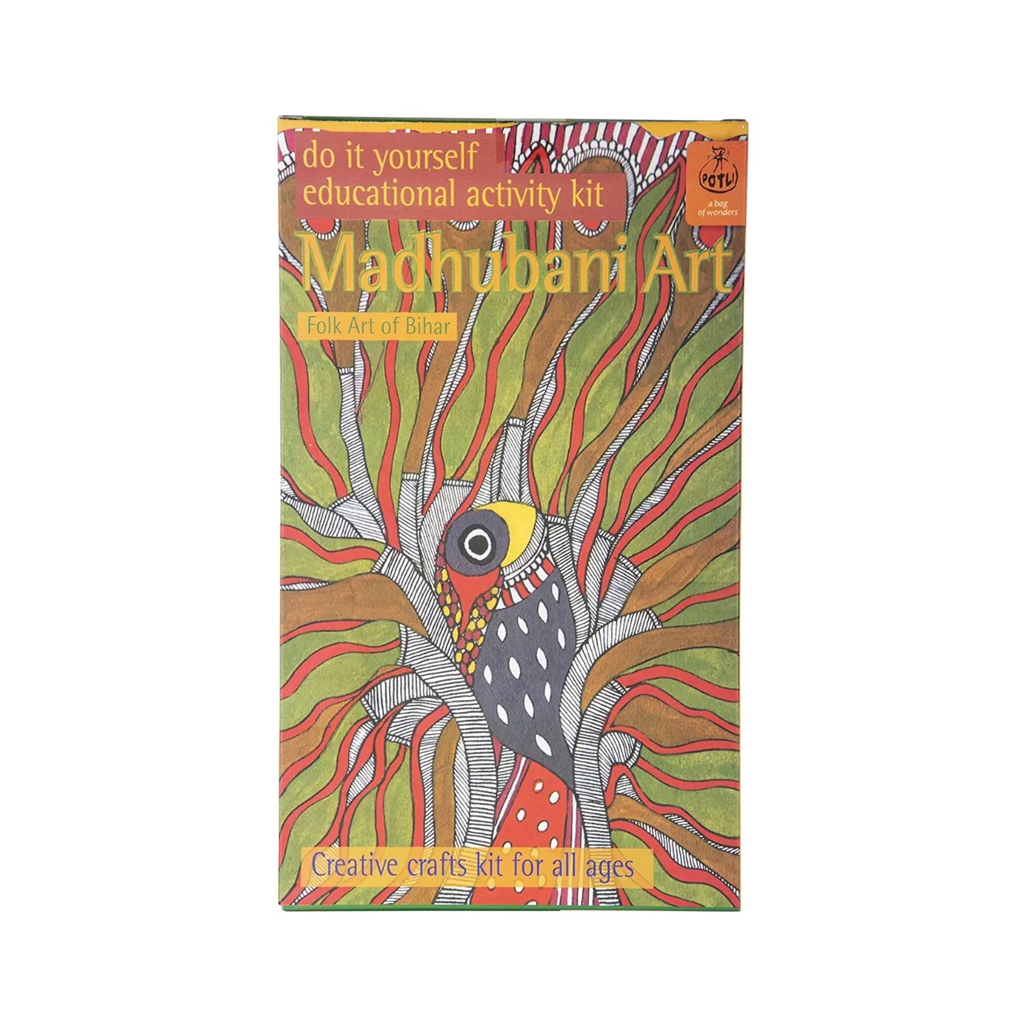 DIY Coloring Folk Art kit Madhubani Painting