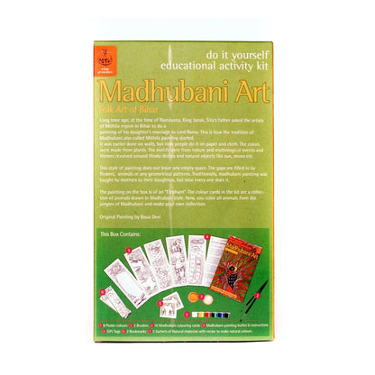 DIY Coloring Folk Art kit Madhubani Painting