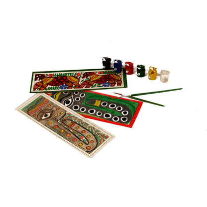 DIY Coloring Folk Art kit Madhubani Painting