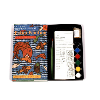 DIY Coloring Folk Art kit Patua Painting