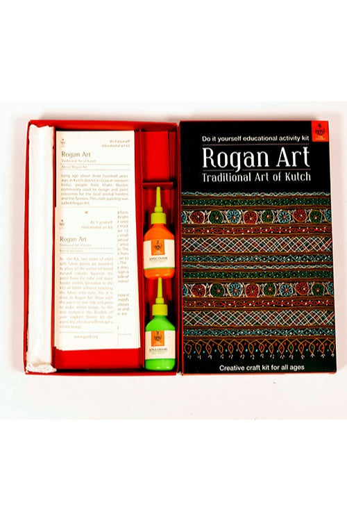 DIY Coloring Folk Art kit Rogan Painting