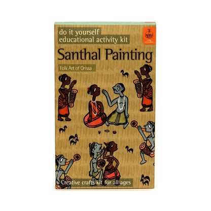 DIY Coloring Folk Art Kit Santhal painting