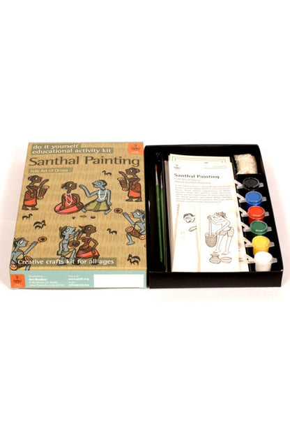 DIY Coloring Folk Art Kit Santhal painting