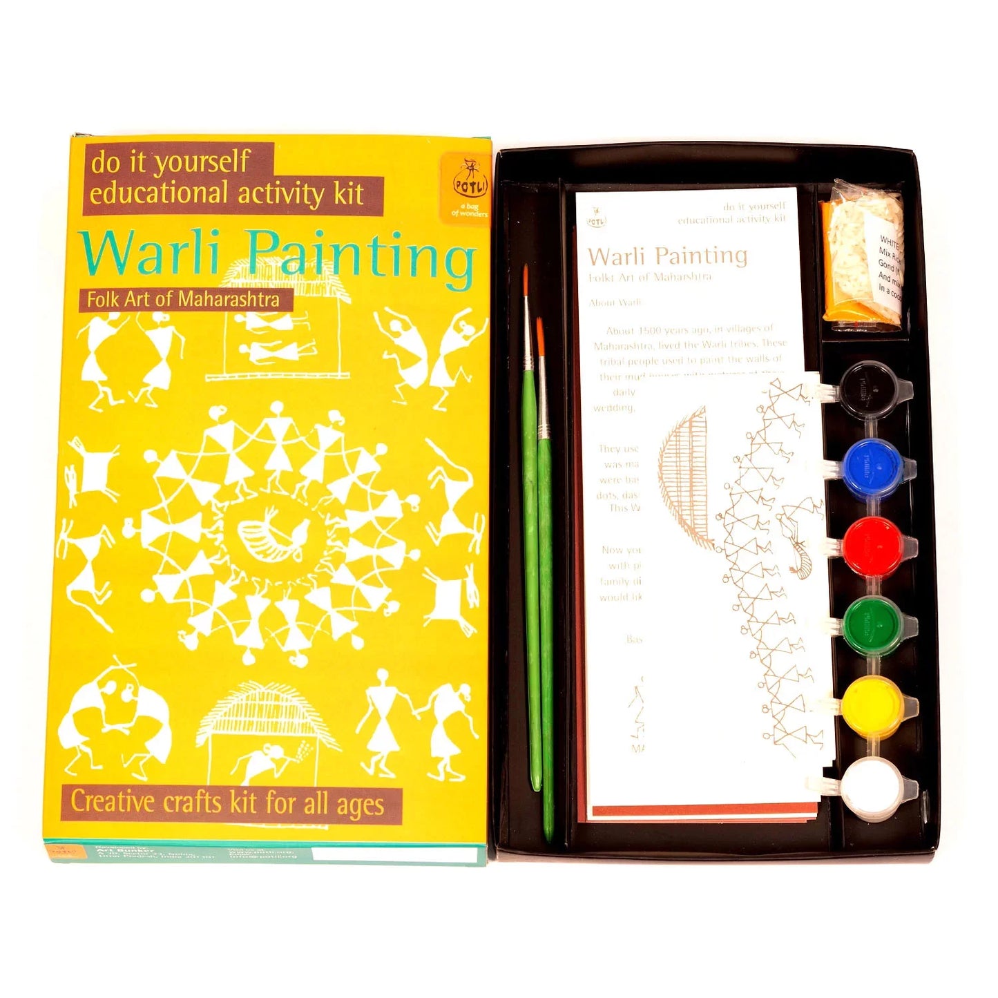 DIY Coloring Folk Art  kit Warli Painting